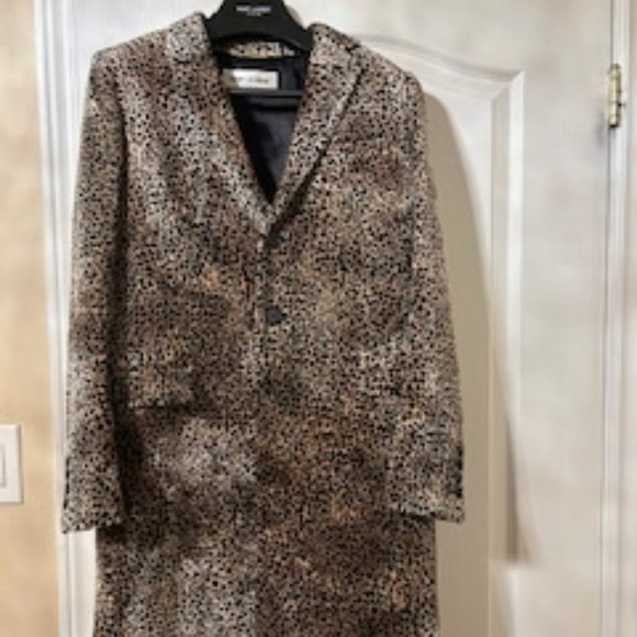 Saint Laurent Jackets & Blazers - Saint Laurent Leopard Print Coat IT 42